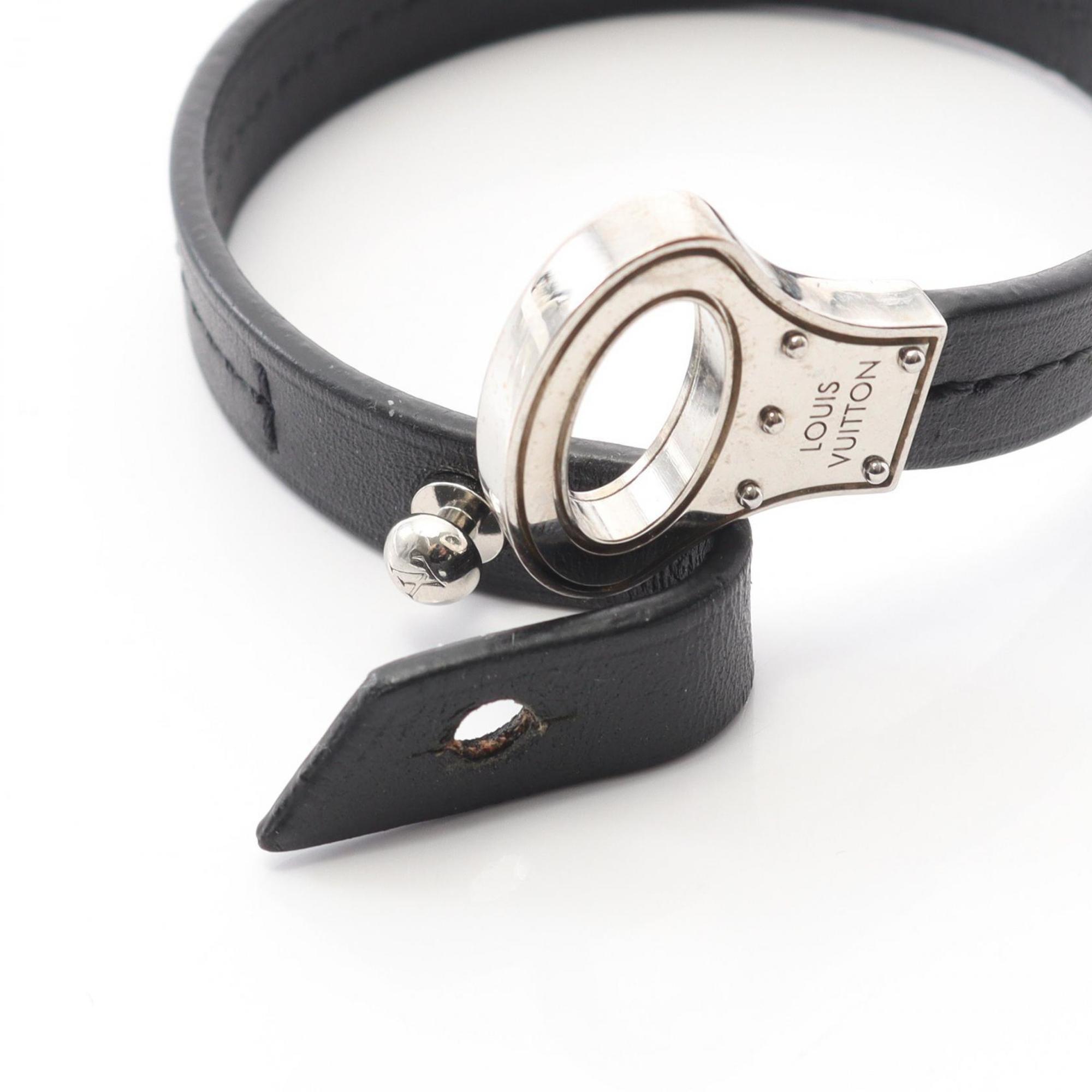 Charm Bracelet Leather and Stainless Steel