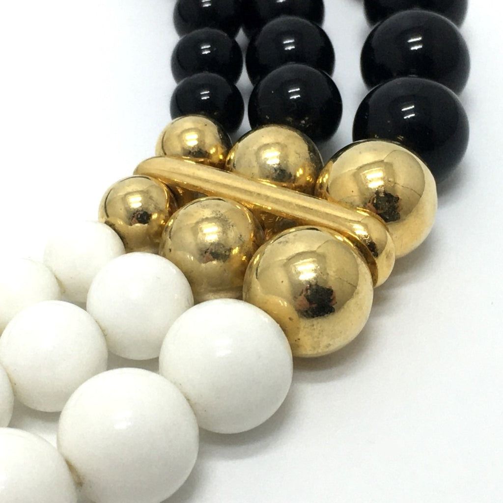 3 Stations Necklace Gold