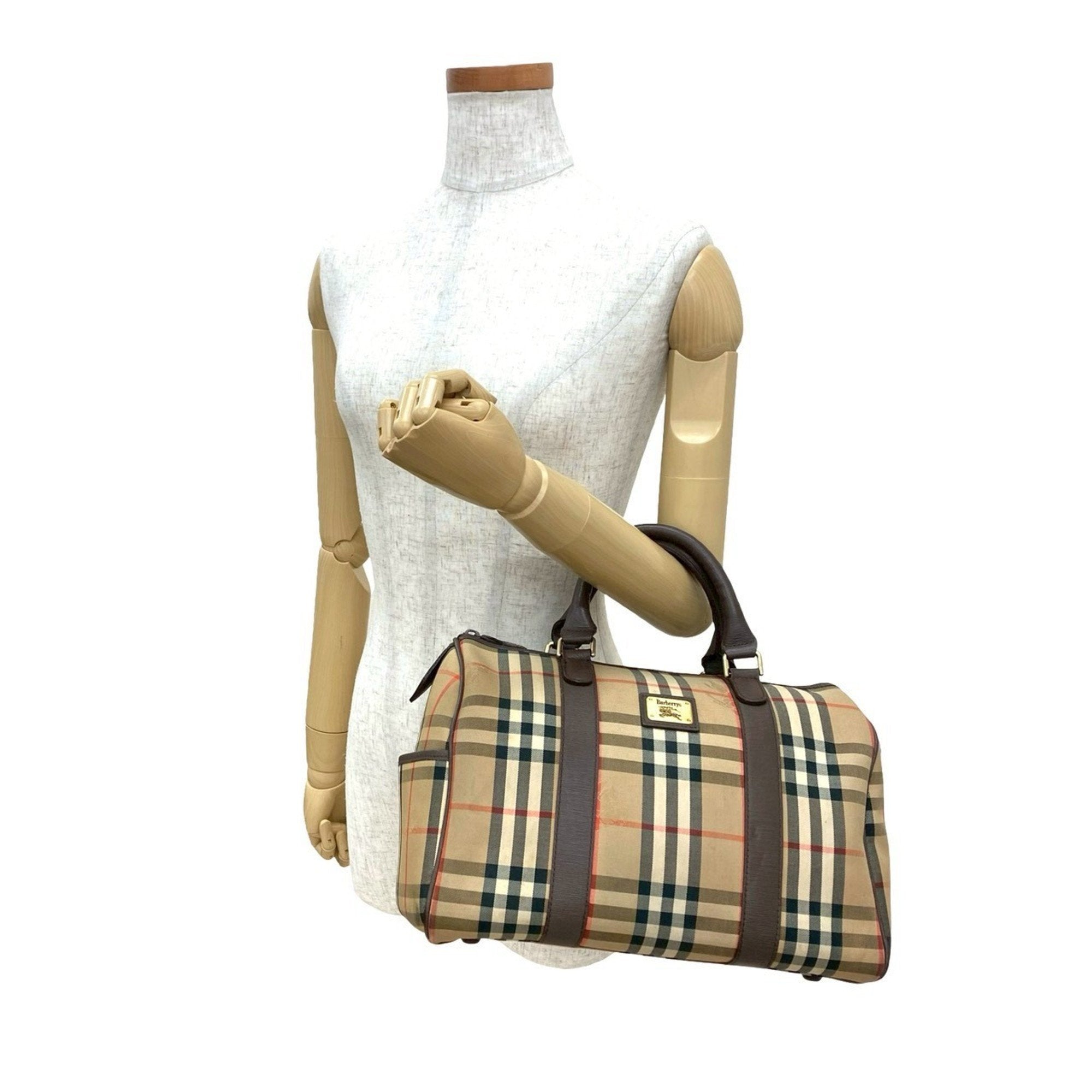 Convertible Weekend Duffle Bag Horseferry Check Canvas Medium