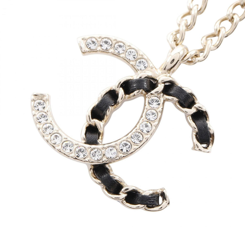 CC Logo Pendant Necklace Metal