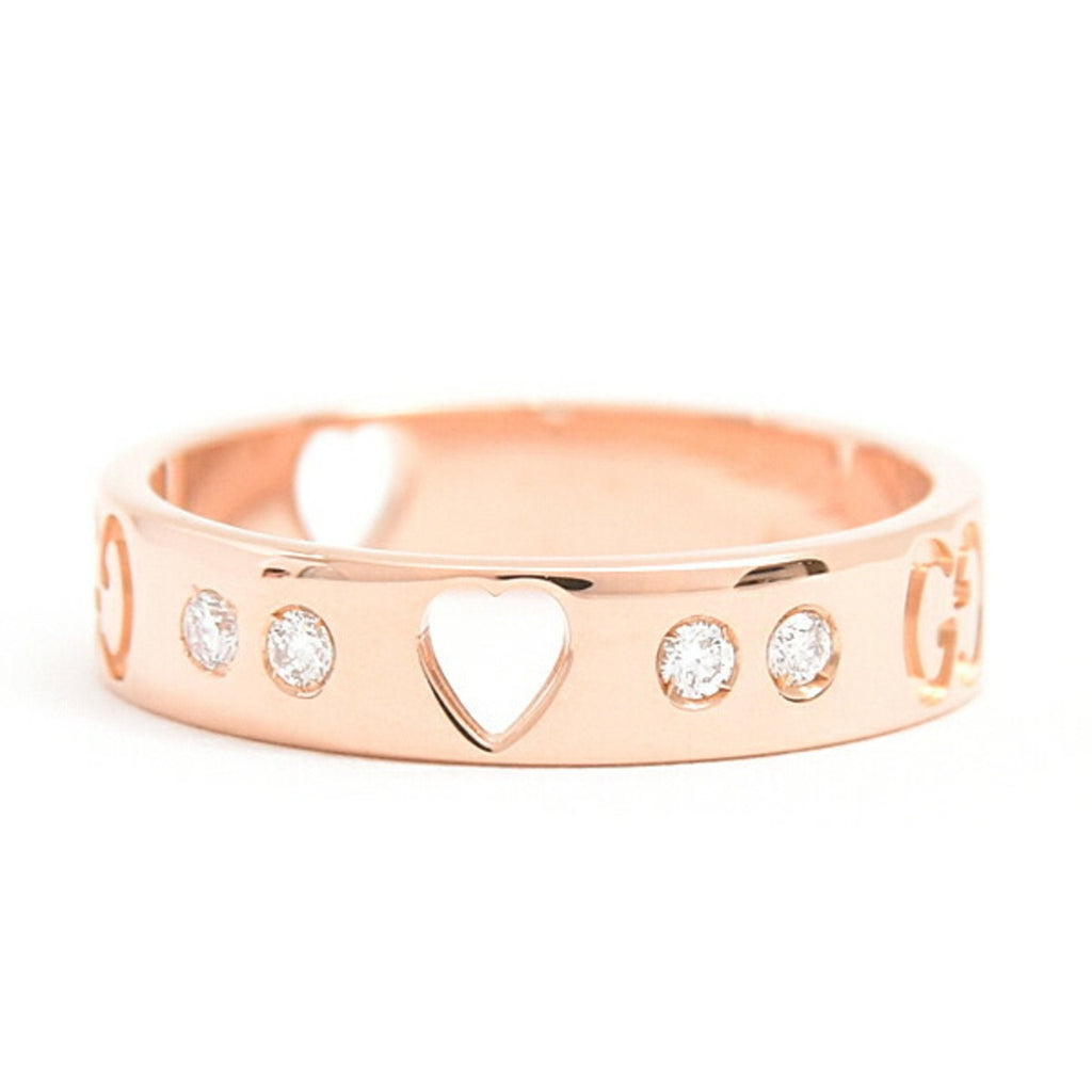 Icon One Band Ring 18K Rose Gold with Diamond