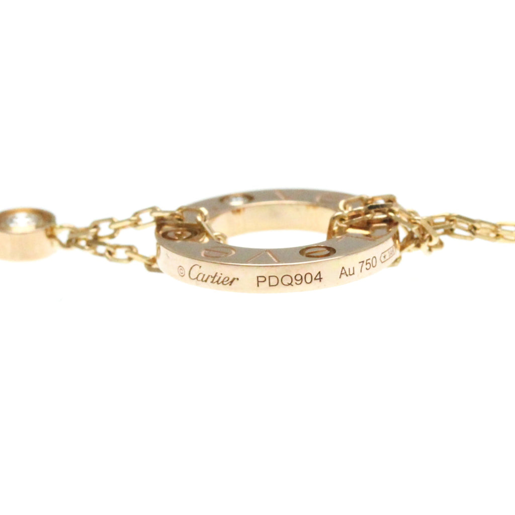 Pendant Necklace 18K Rose Gold with Diamond