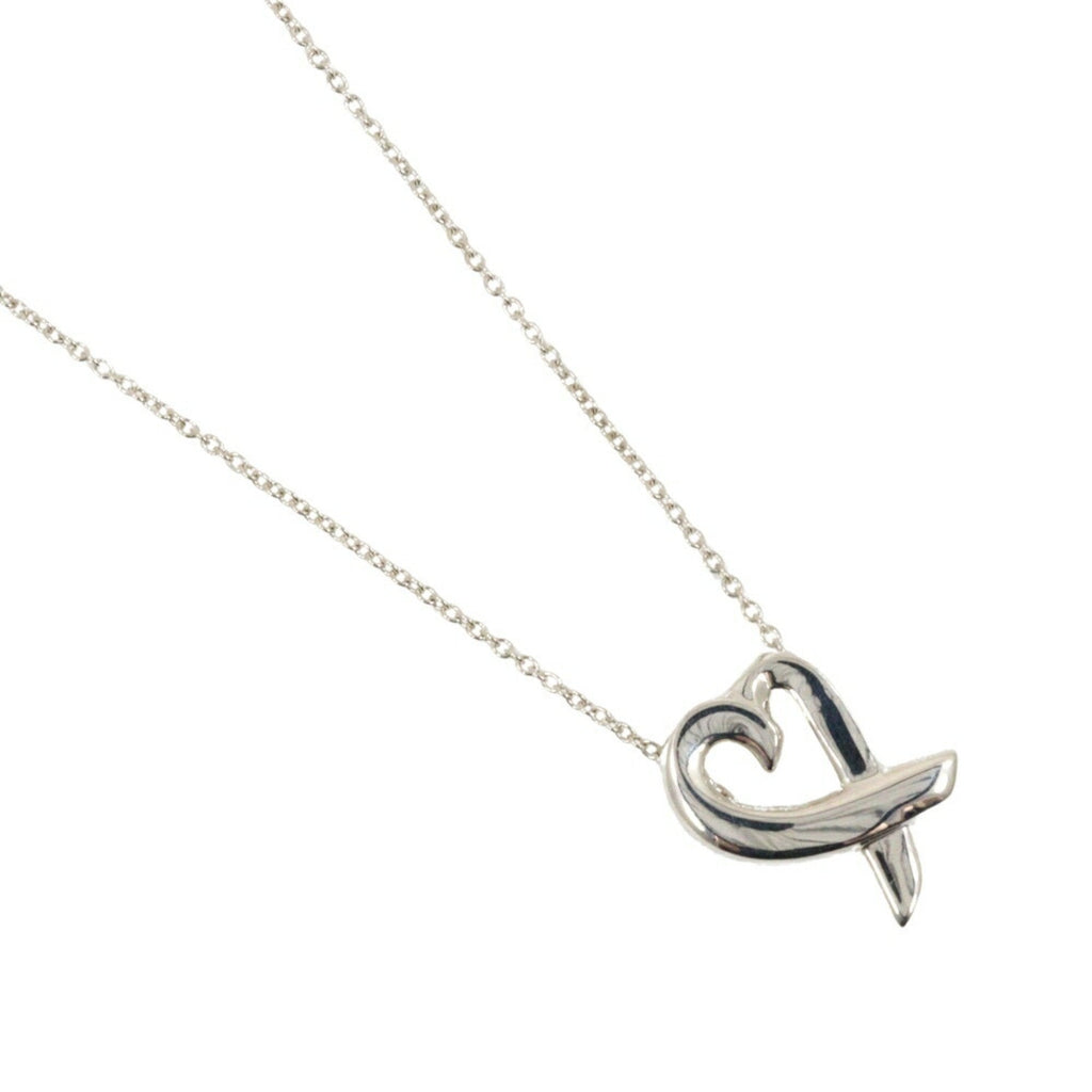 Heart Pendant Necklace Sterling Silver