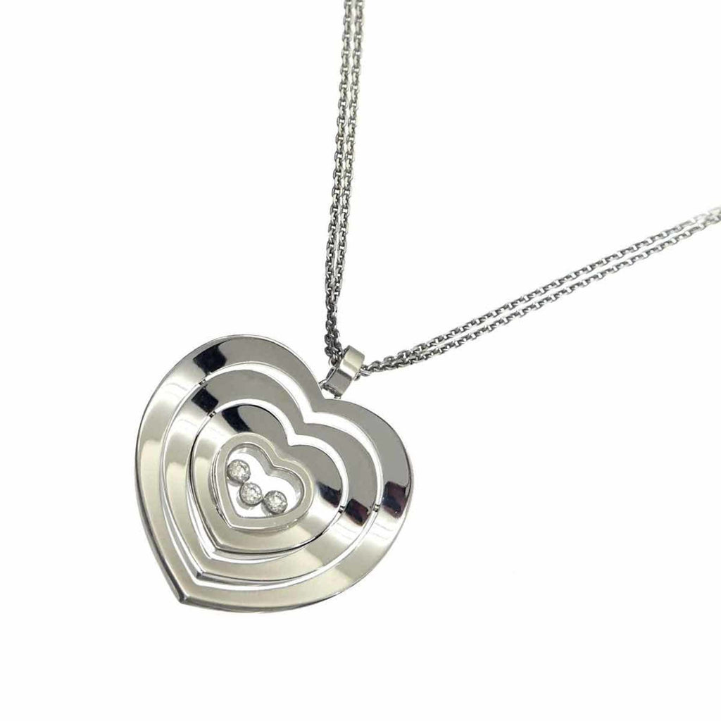 Pendant Necklace 18K White Gold
