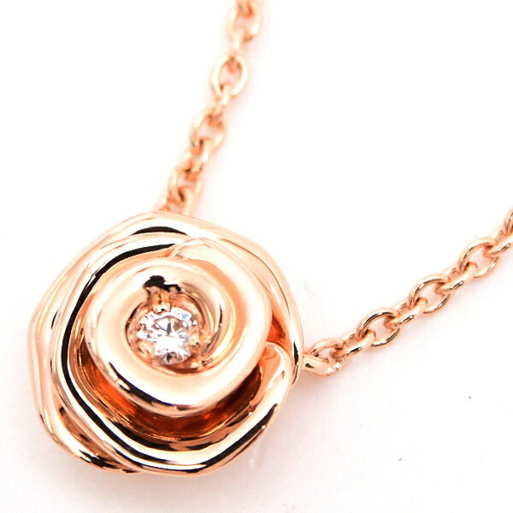 Rose Couture Pendant Necklace 18K Rose Gold and Diamond