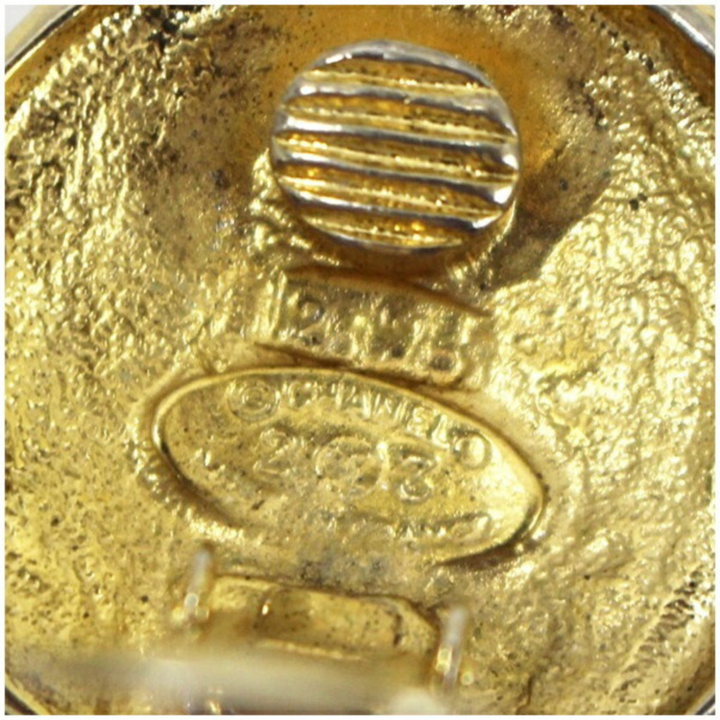 Earrings Gold-Tone Metal