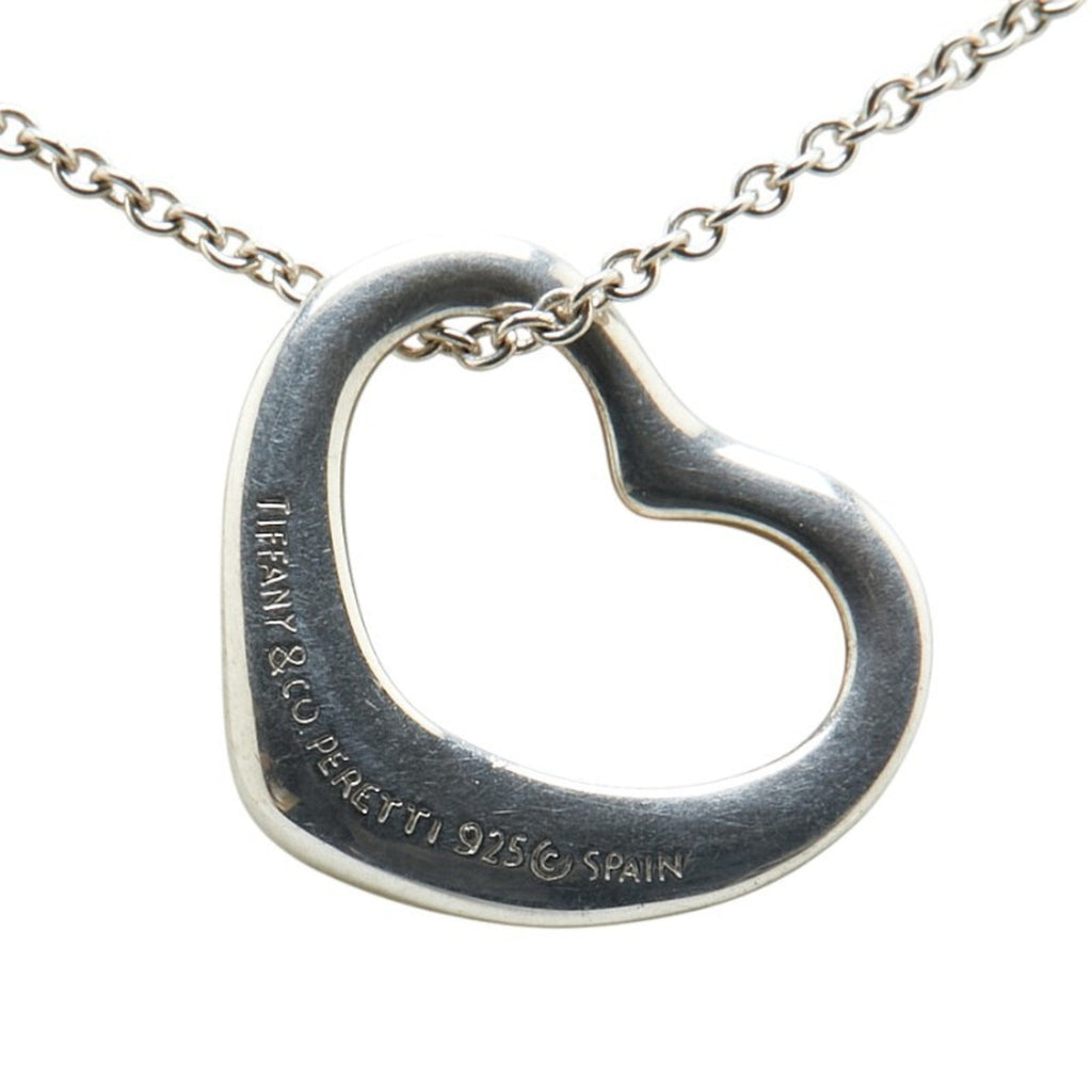 Heart Pendant Necklace Sterling Silver