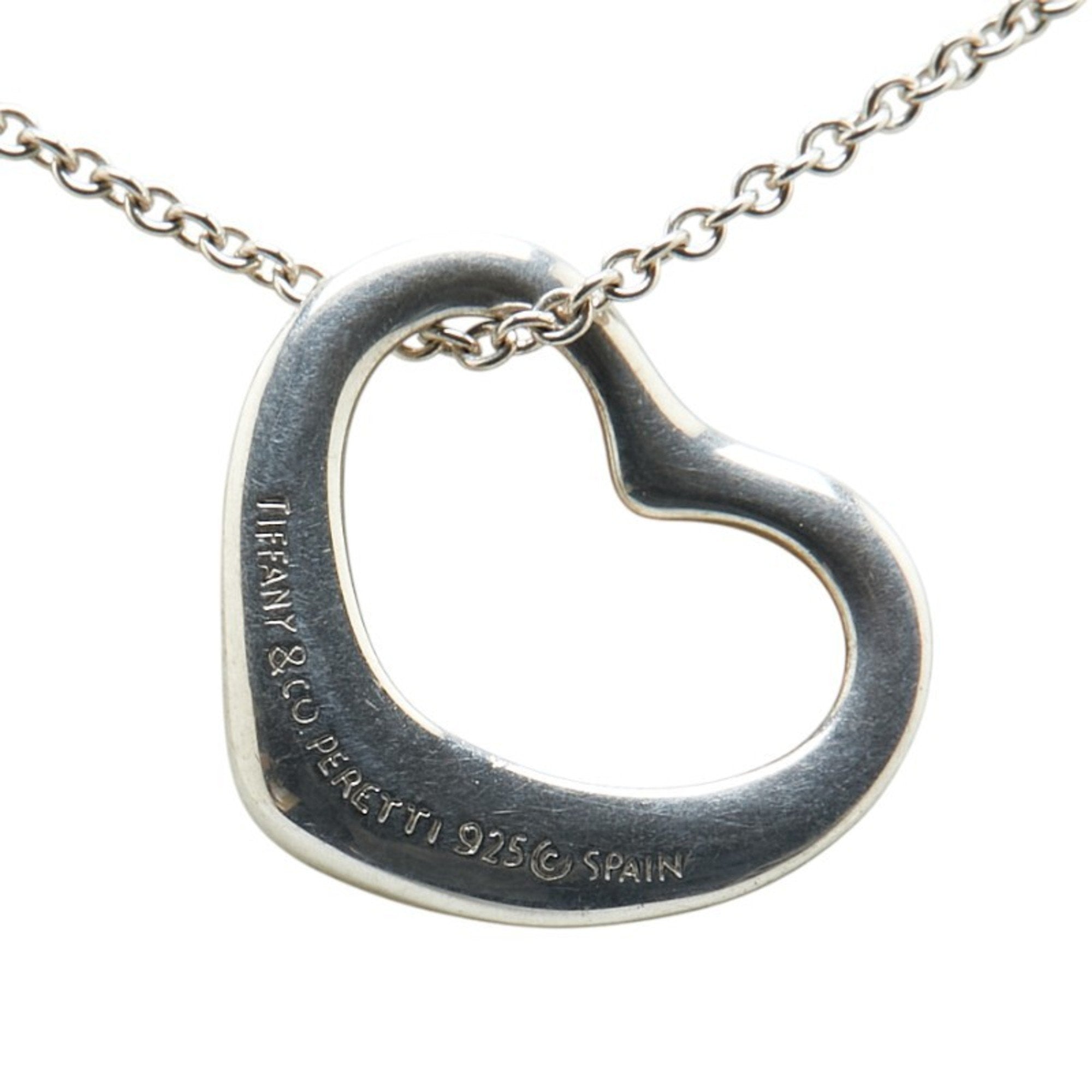 Heart Pendant Necklace Sterling Silver