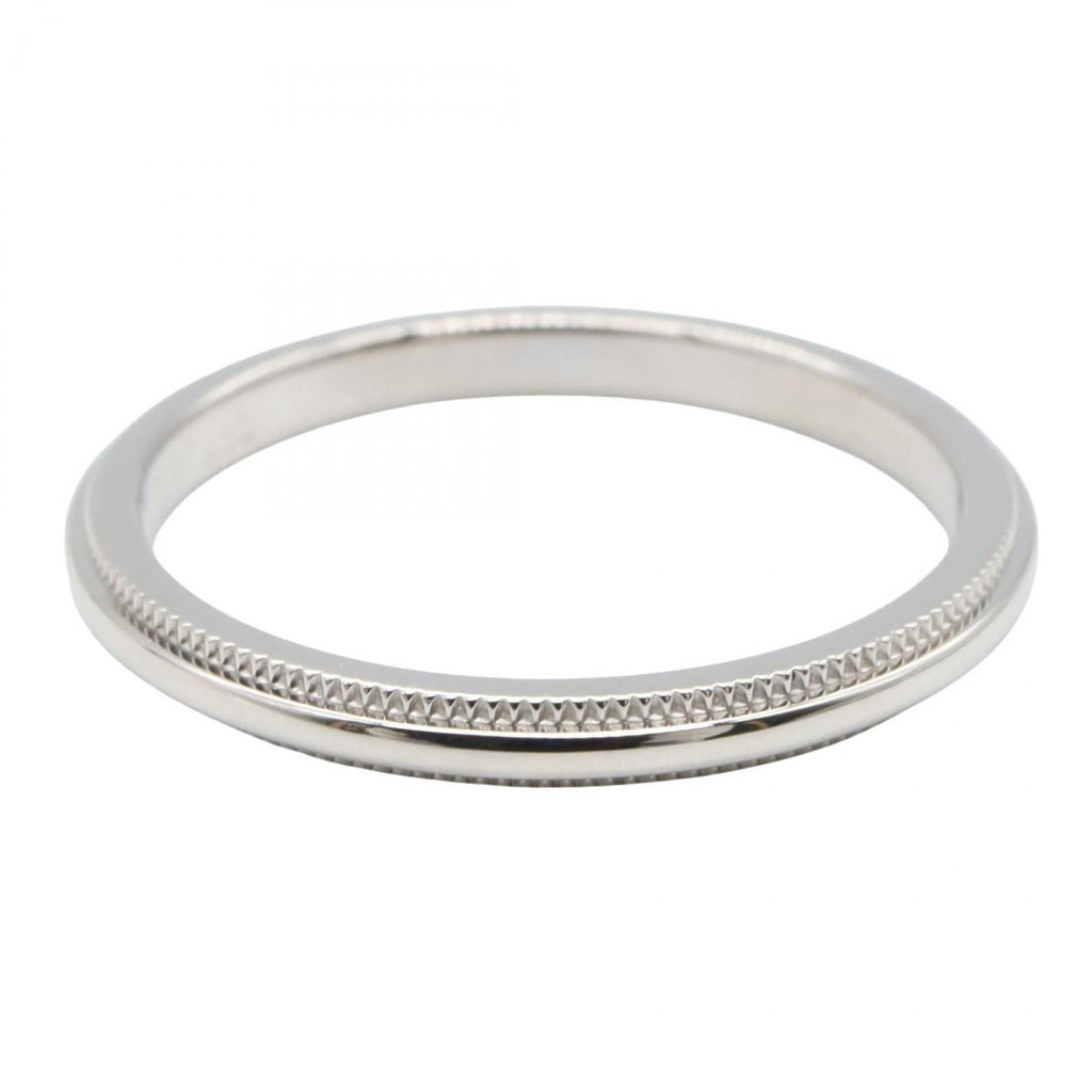Milgrain Ring Sterling Silver and Platinum
