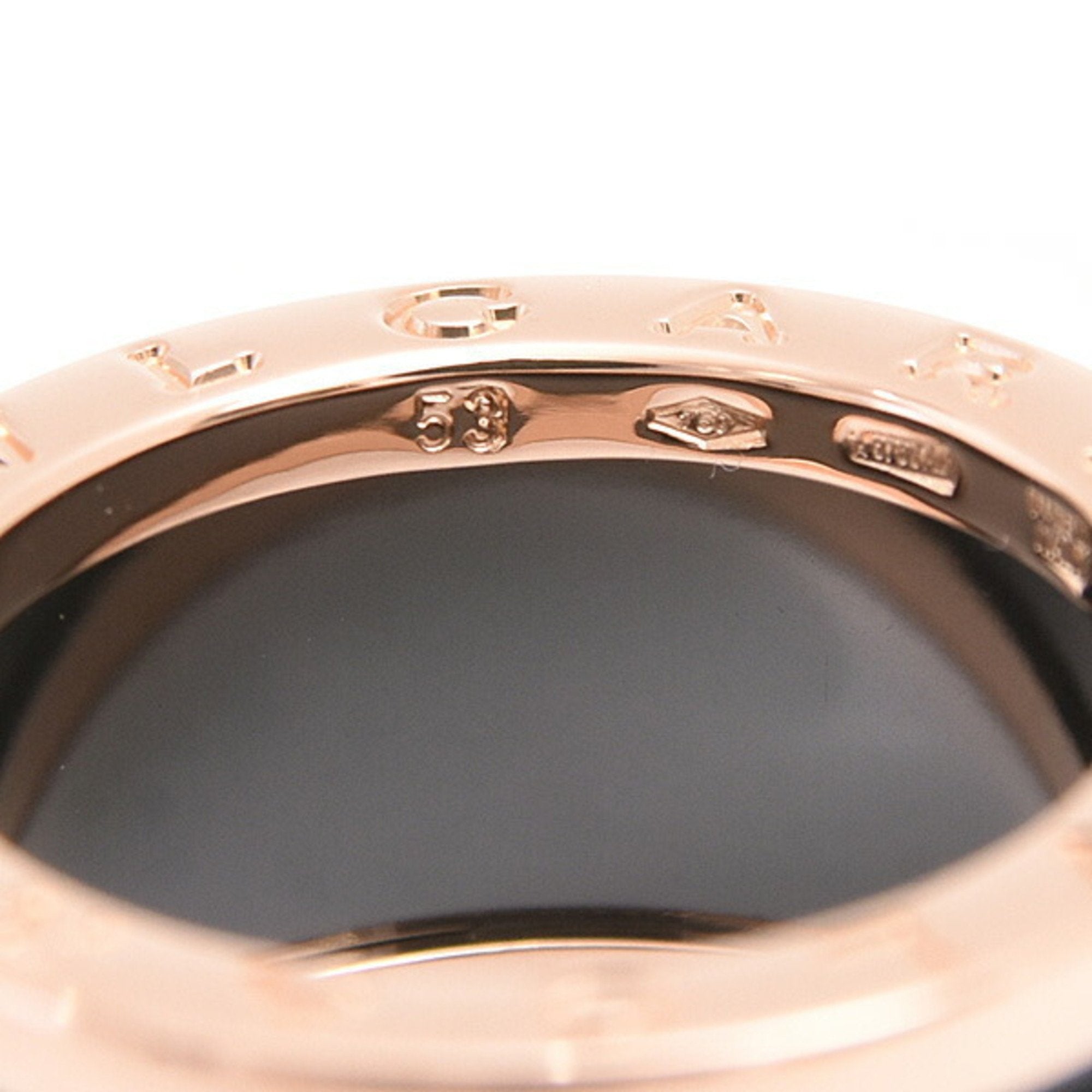B.Zero1 Ring 18K Rose Gold and Ceramic