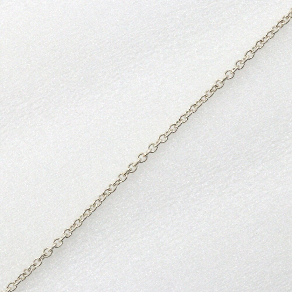 Open Heart Pendant Necklace Sterling Silver 34mm