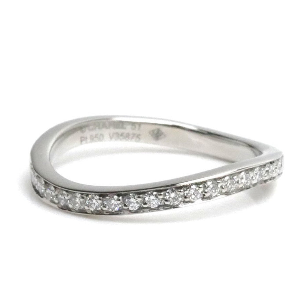 Band Ring Platinum with Diamond