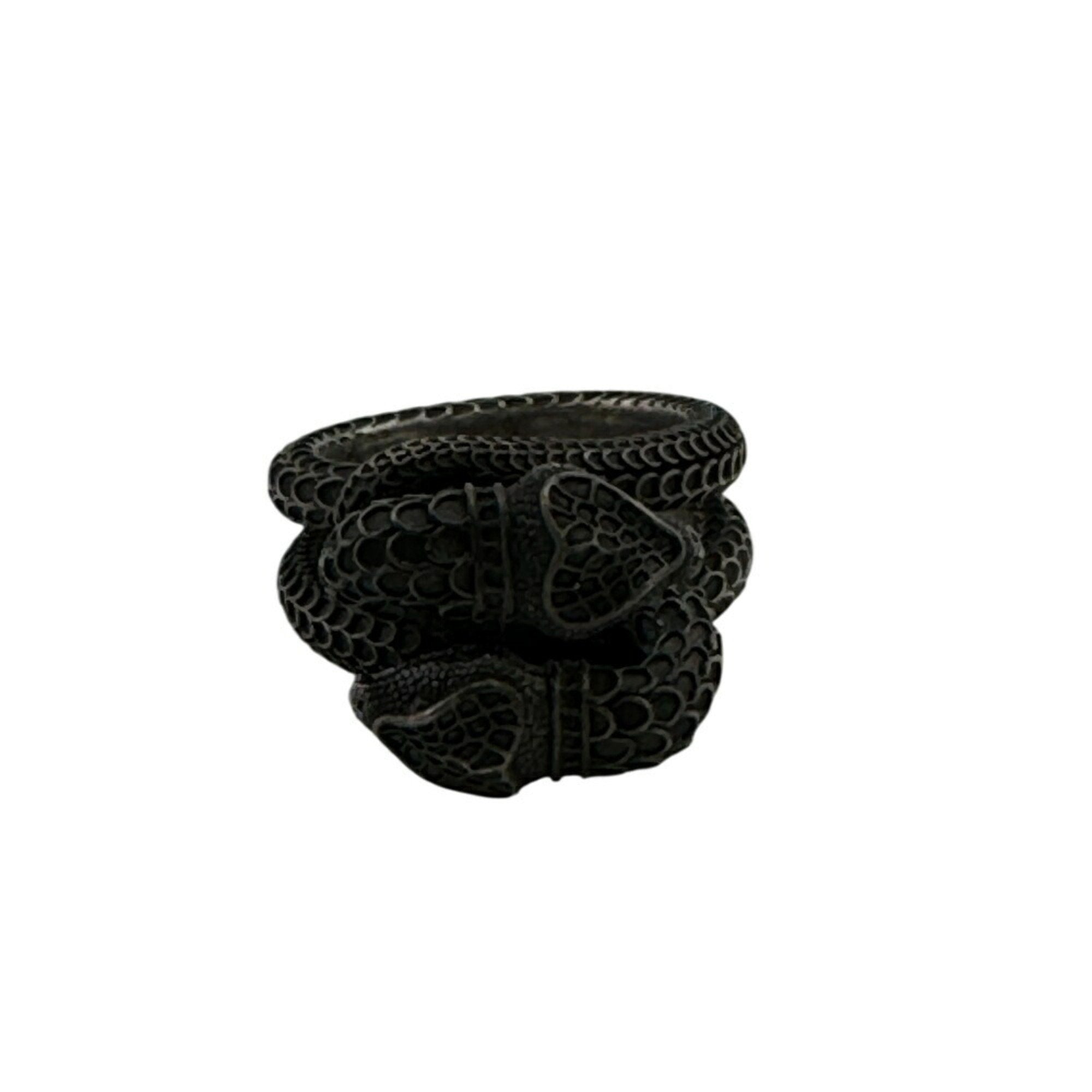 Garden Snake Ring Sterling Silver