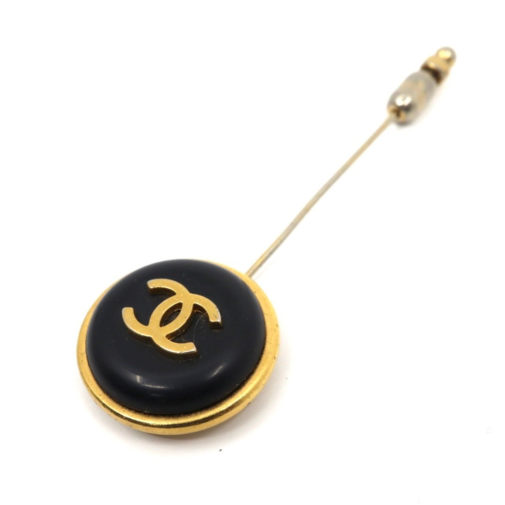 CC Logo Brooch Metal