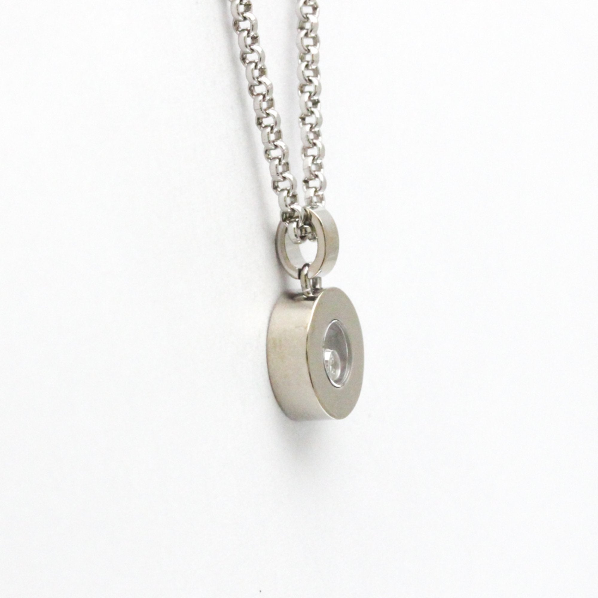 Pendant Necklace 18K White Gold with Diamond