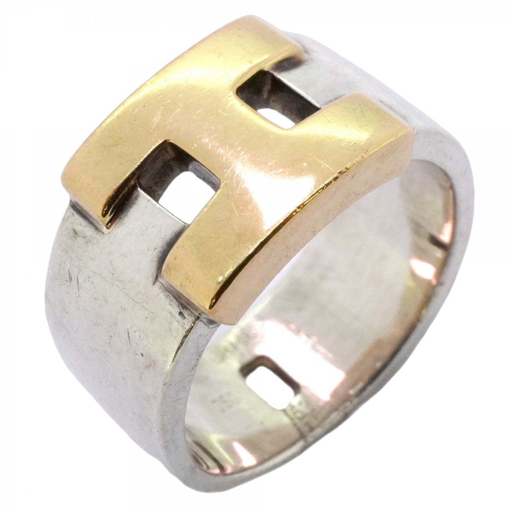 Ring 18K Yellow Gold and Sterling Silver