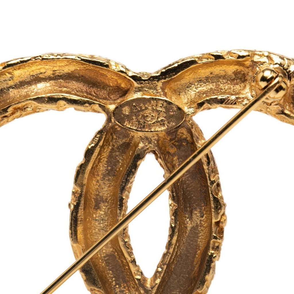 CC Logo Brooch Metal