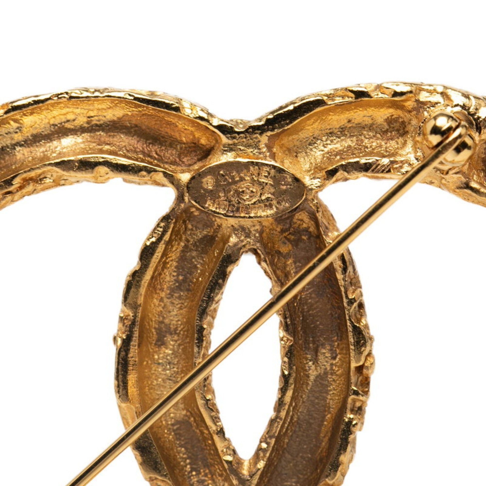 CC Logo Brooch Metal