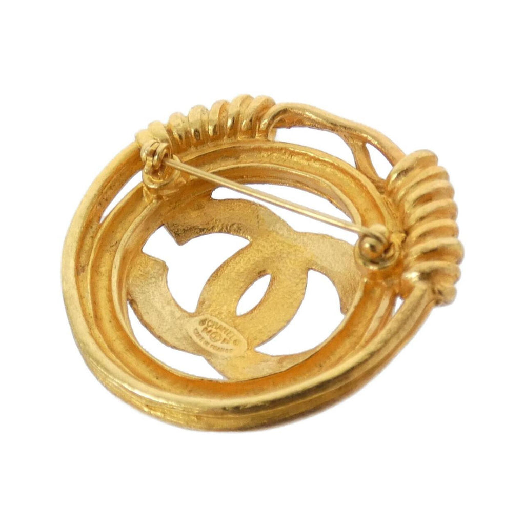 Brooch Gold-Tone Metal