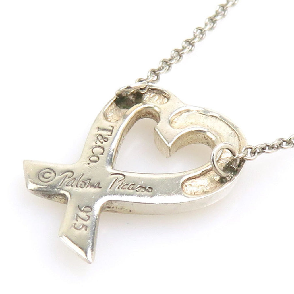 Loving Heart Pendant Necklace Silver 950