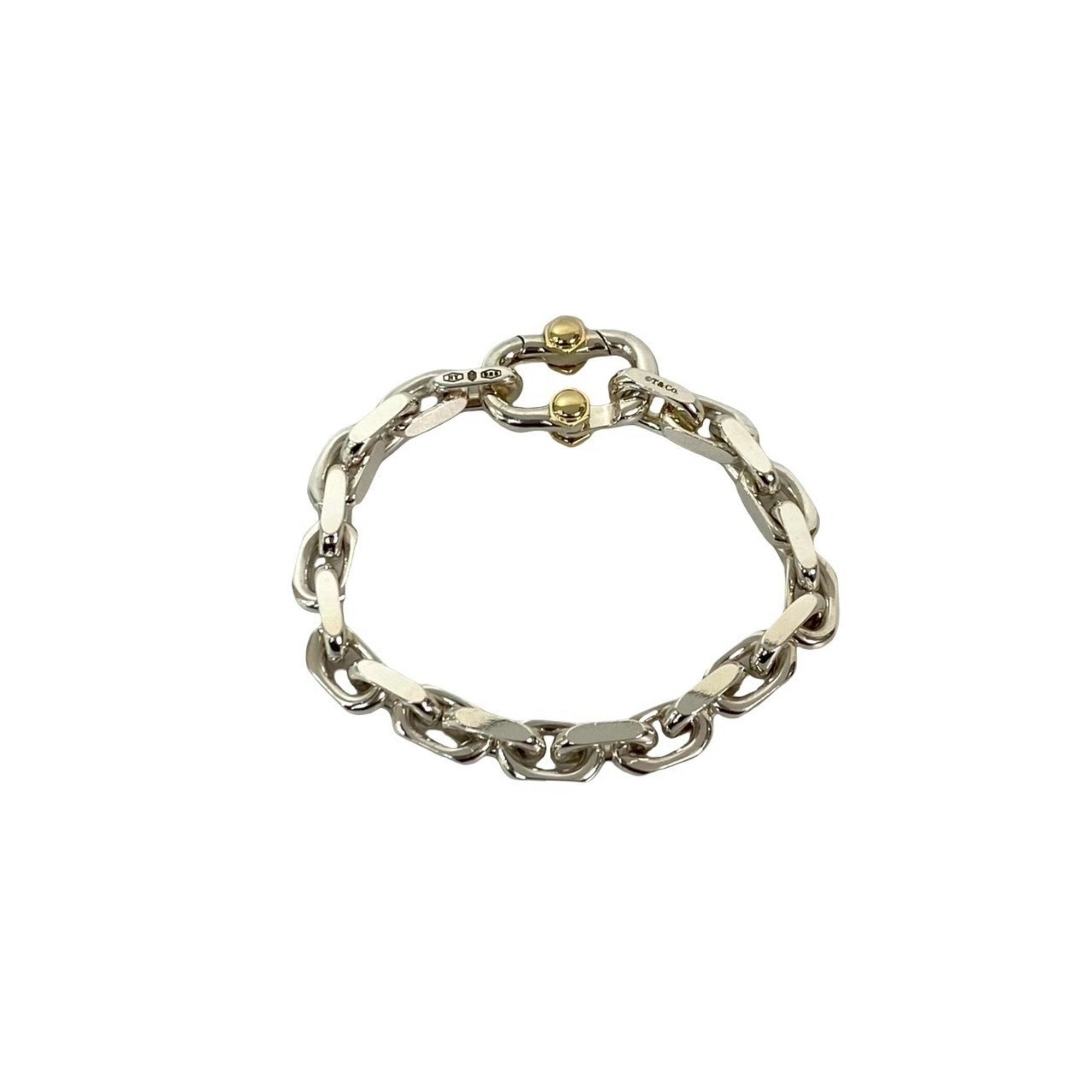 Bracelet 18K Yellow Gold and Sterling Silver