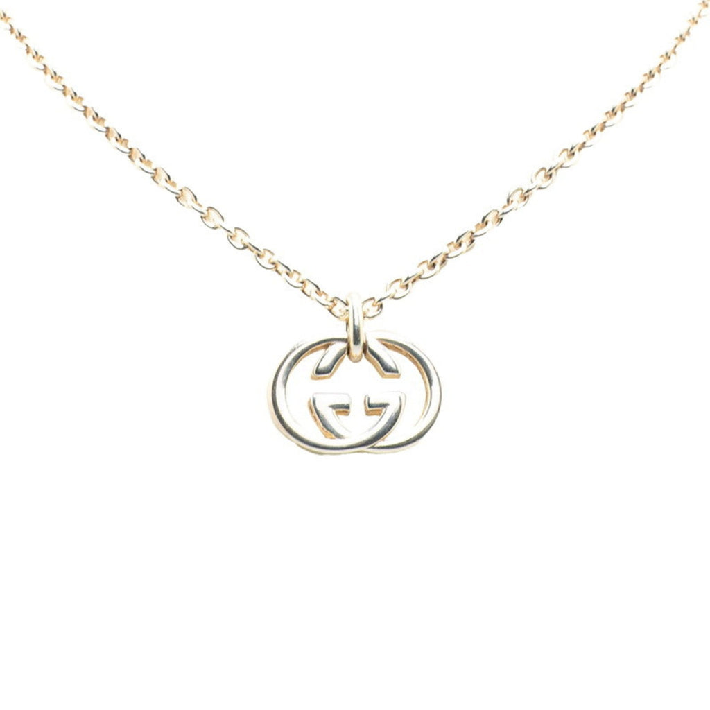 Interlocking G Pendant Necklace Sterling Silver
