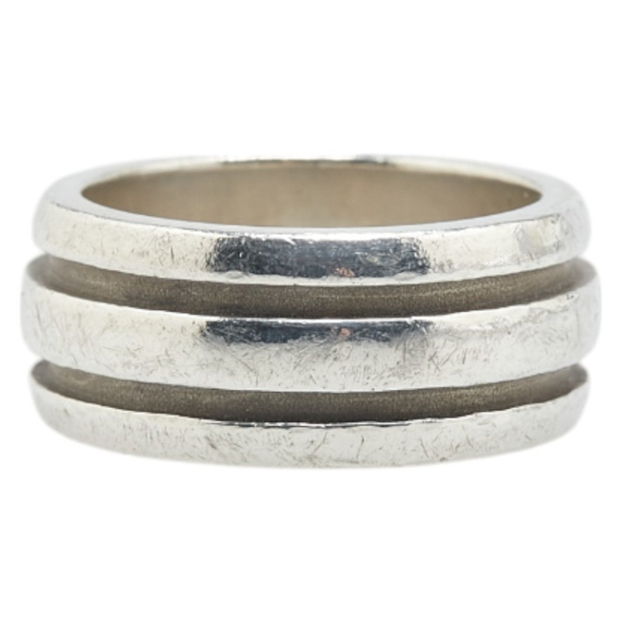 Grooved Band Ring Sterling Silver
