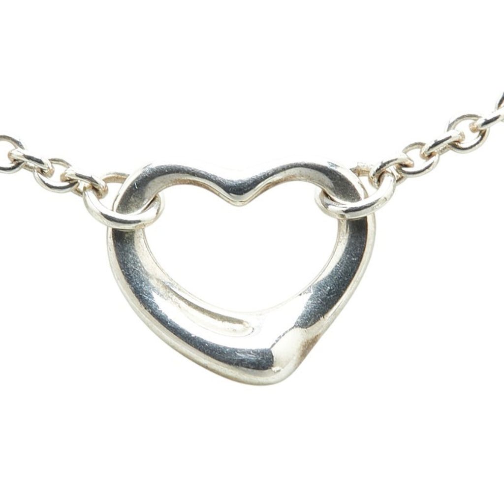 Triple Heart Pendant Necklace Sterling Silver