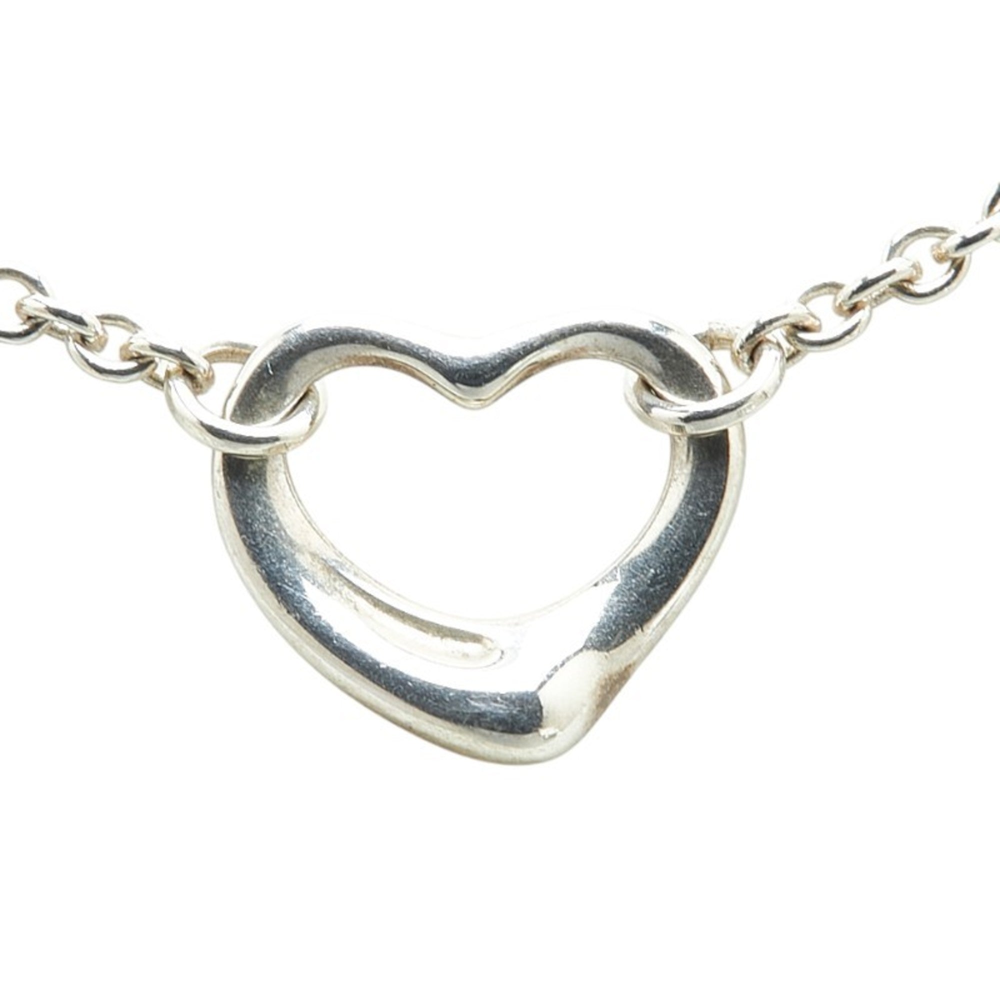 Triple Heart Pendant Necklace Sterling Silver