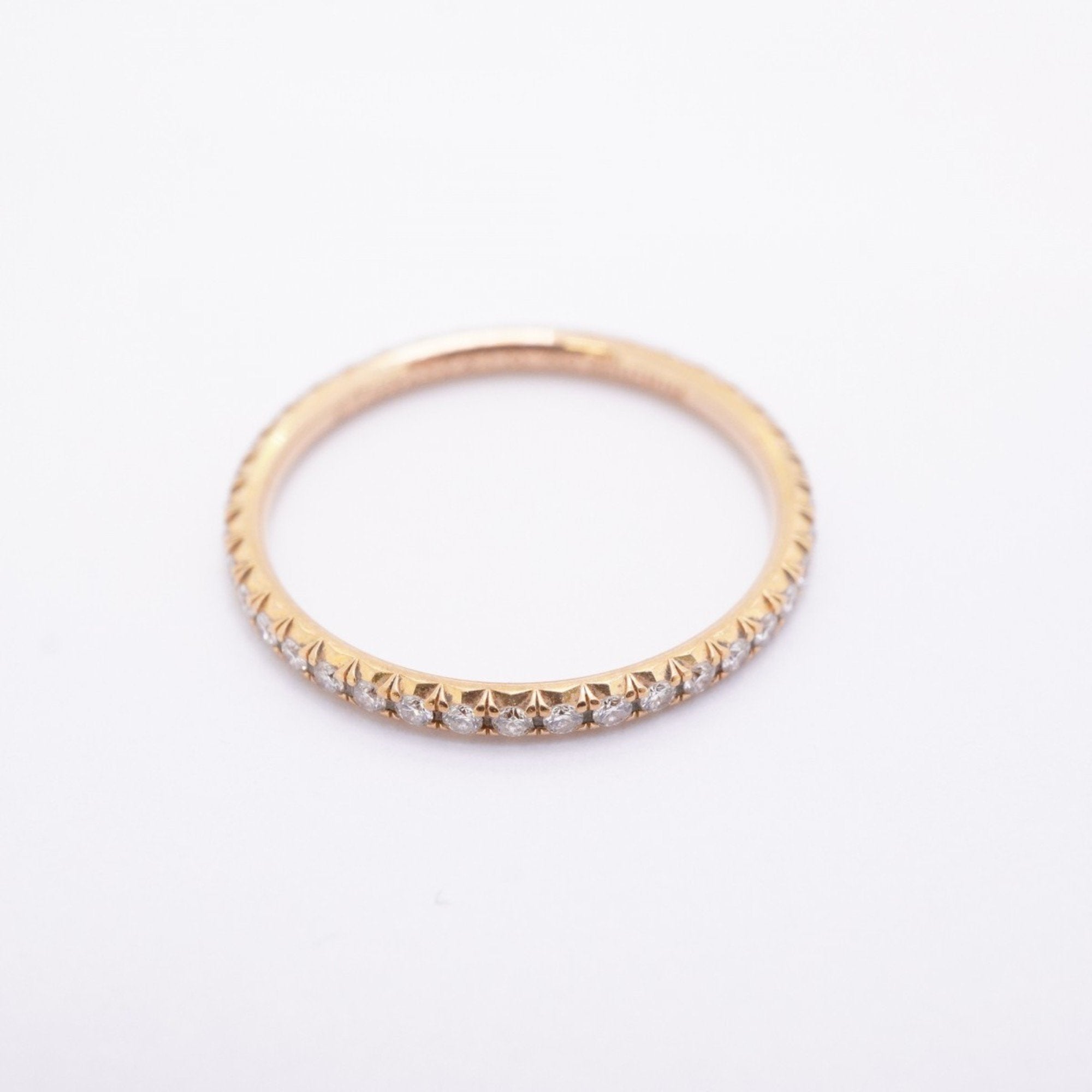 Band Ring 18K Rose Gold with Diamond