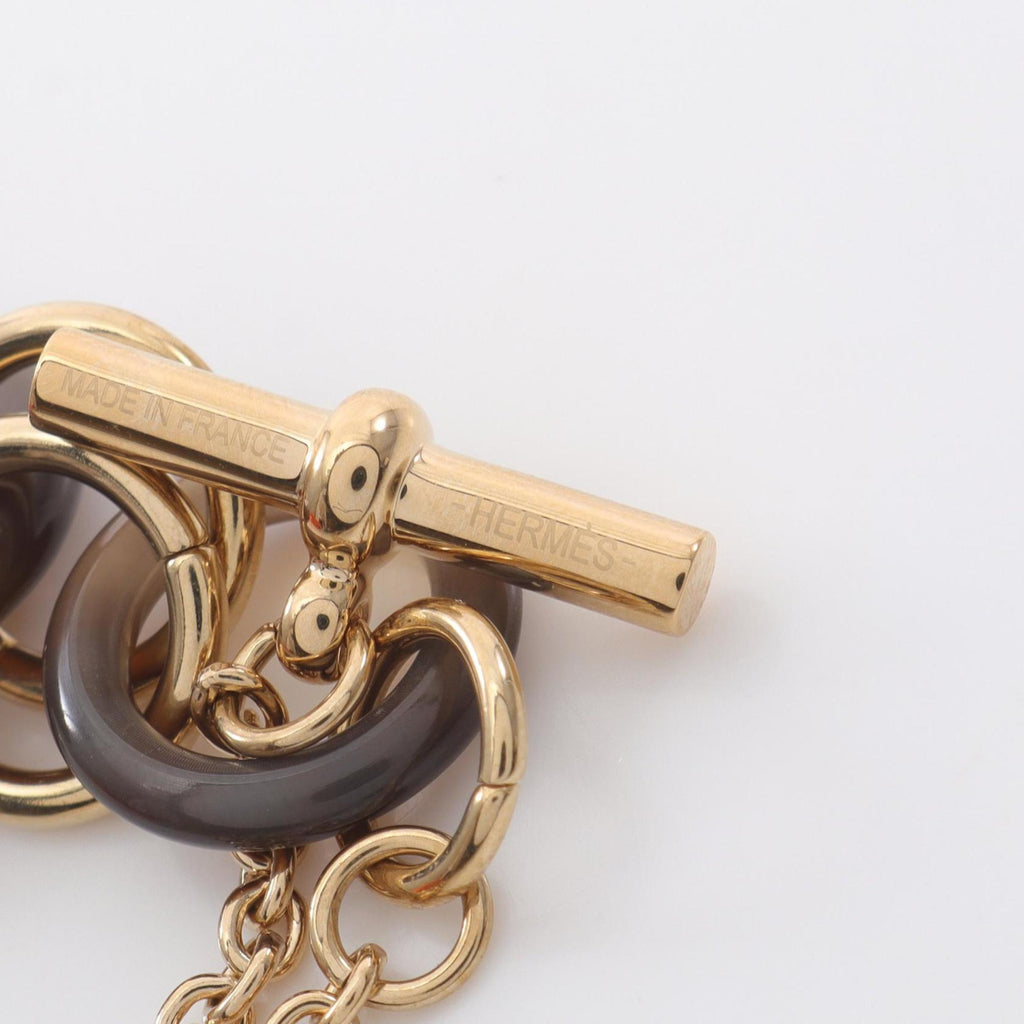 Eurydice Pendant Necklace Buffalo Horn and Gold Mini