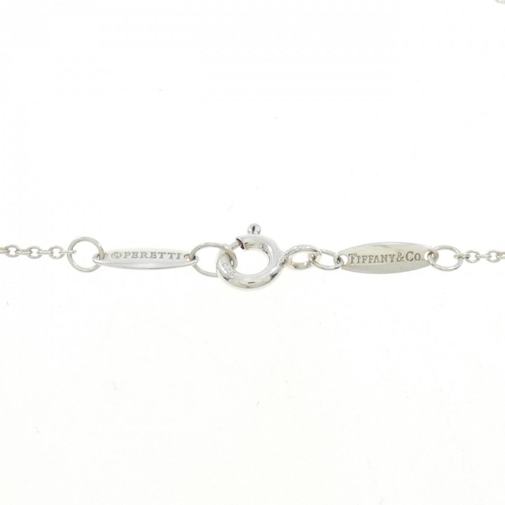 Elsa Peretti Diamonds By The Yard Pendant Necklace Sterling Silver