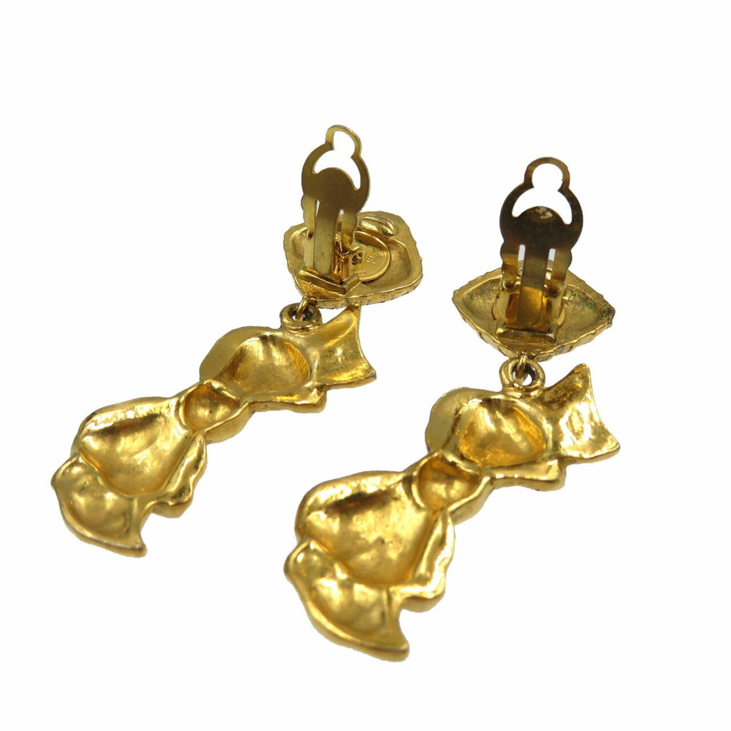 Clip-On Earrings Clip-On Gold-Tone Metal