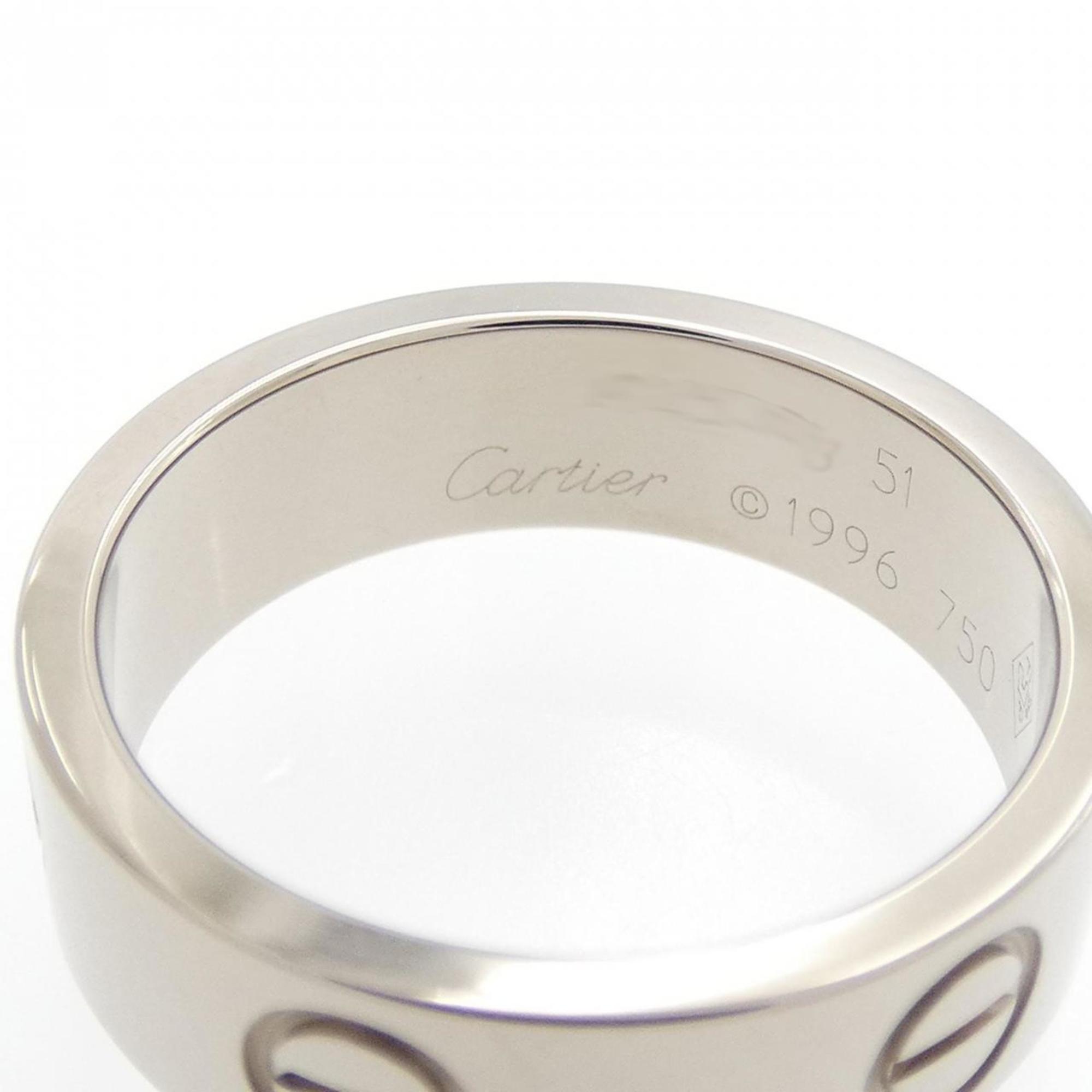 Love Ring 18K White Gold