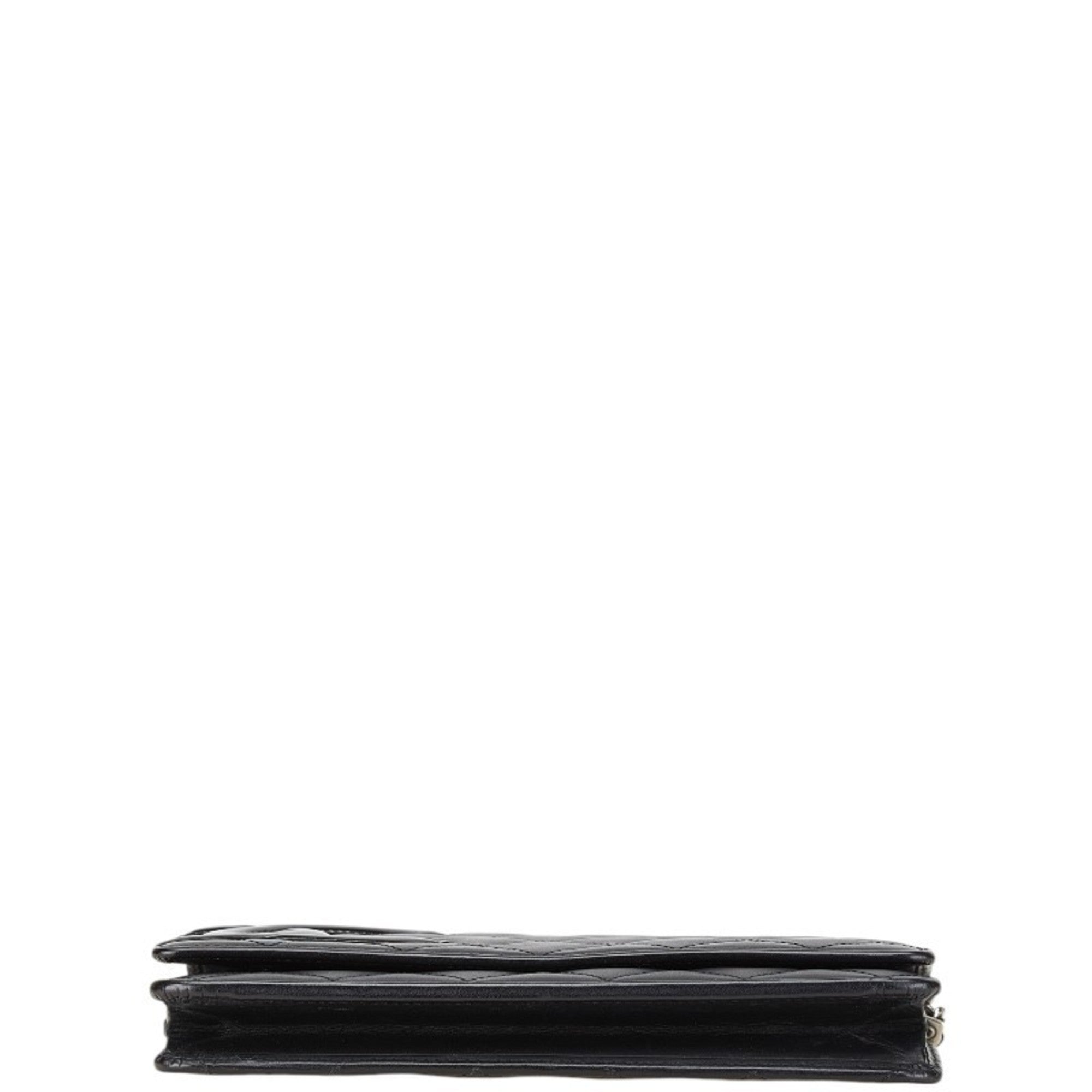 Cambon Wallet on Chain Quilted Leather