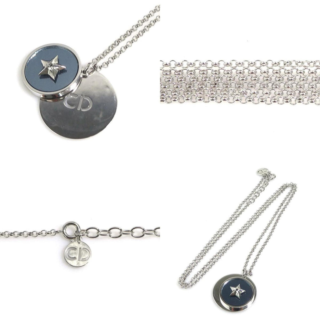 Pendant Necklace Metal Silver