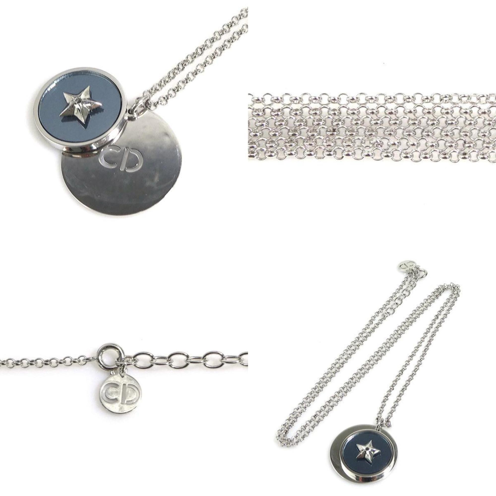 Pendant Necklace Metal Silver
