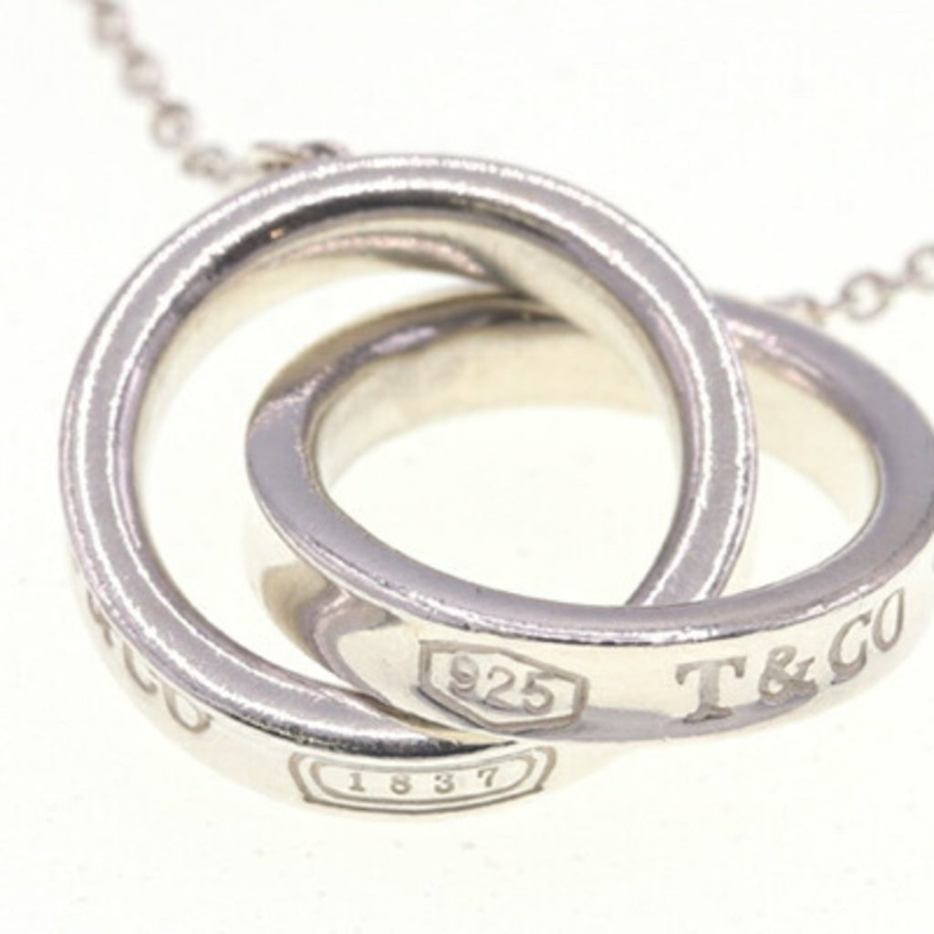 1837 Interlocking Circle Pendant Necklace Sterling Silver