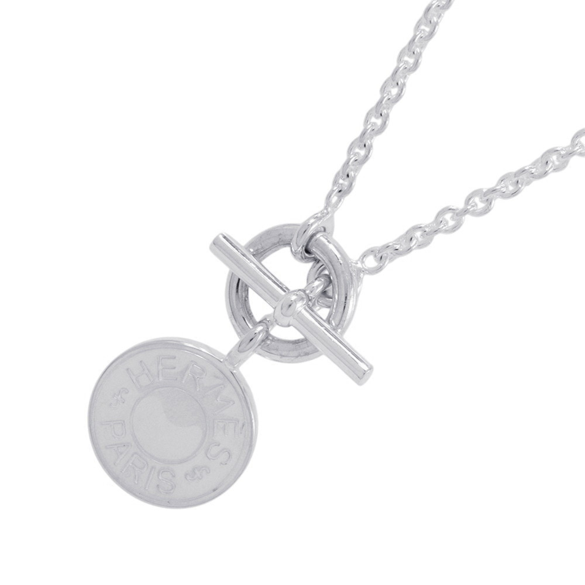 Sellier Pendant Necklace Sterling Silver