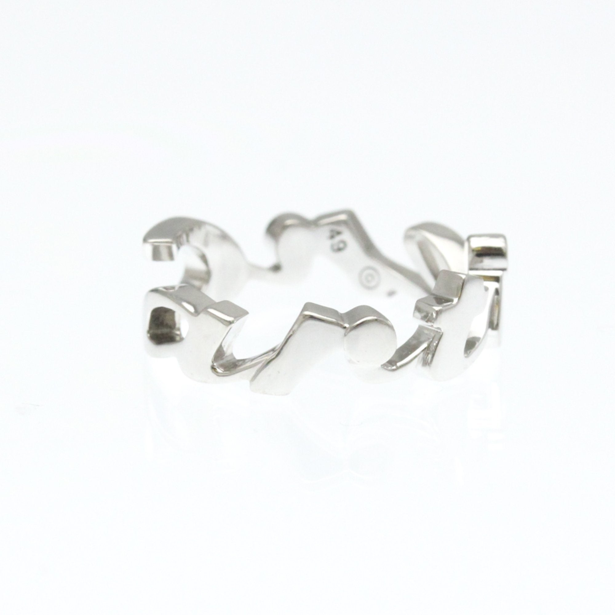 Signature Ring 18K White Gold