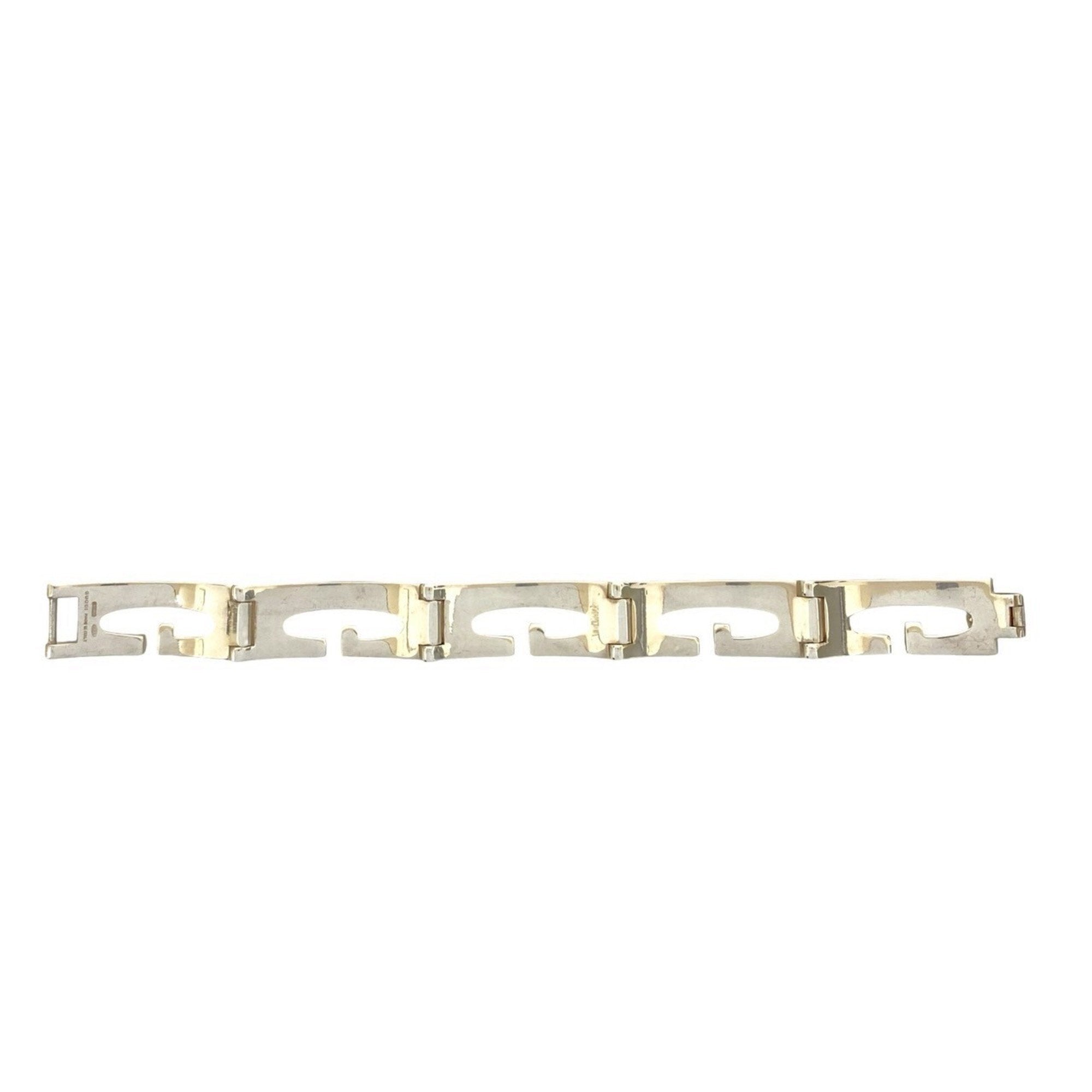 G Cutout Bracelet Sterling Silver