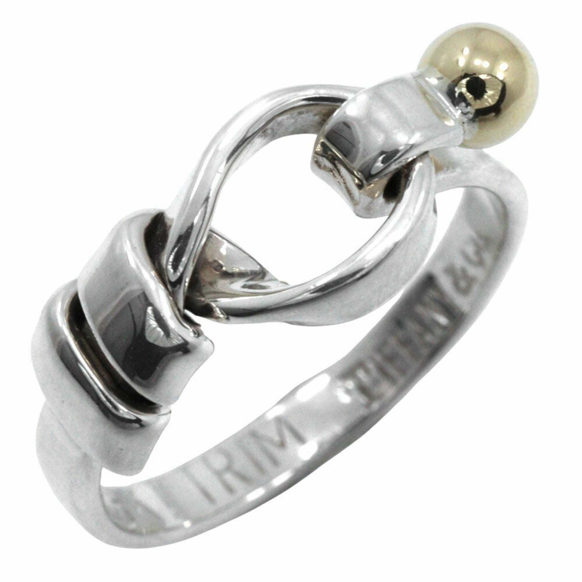Love Knot Ring 18K Yellow Gold and Sterling Silver
