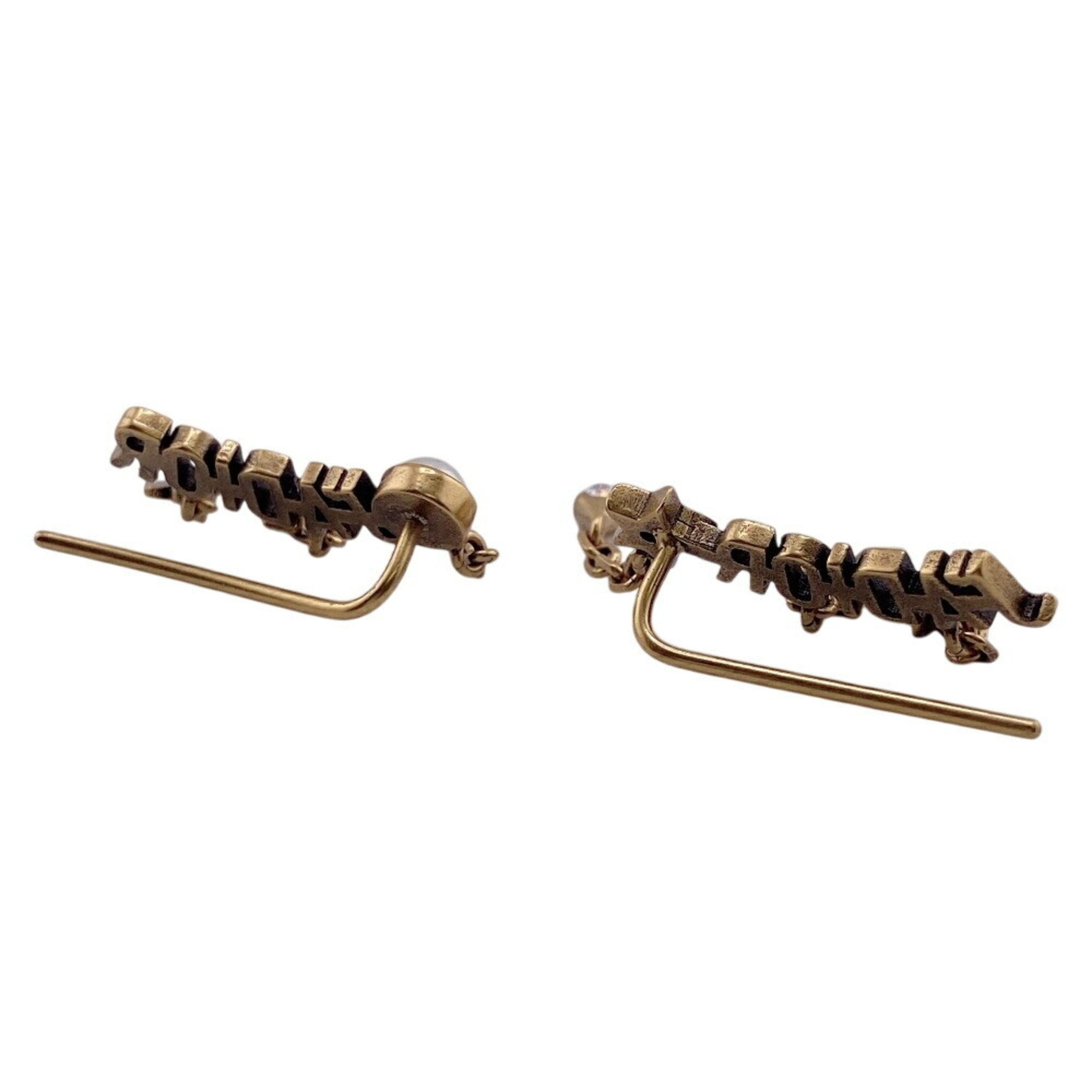 Earrings Artificial Pearl and Gold