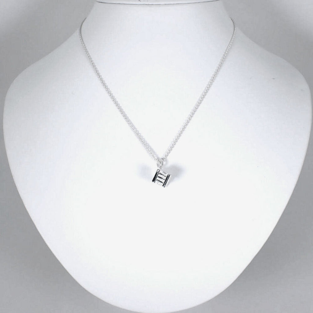 Atlas Pendant Necklace Sterling Silver