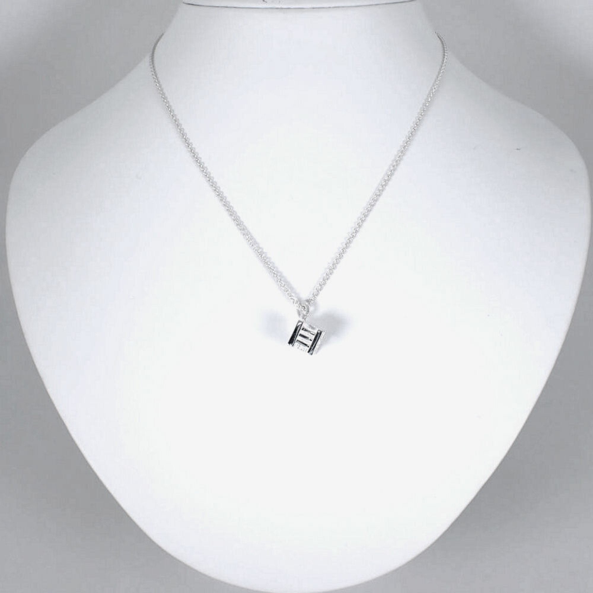 Atlas Pendant Necklace Sterling Silver