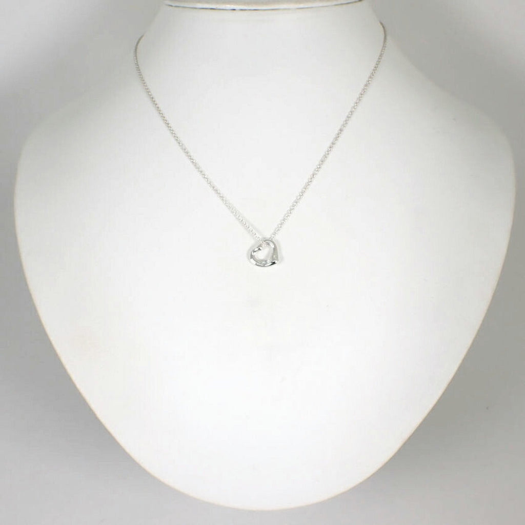Heart Pendant Necklace Sterling Silver