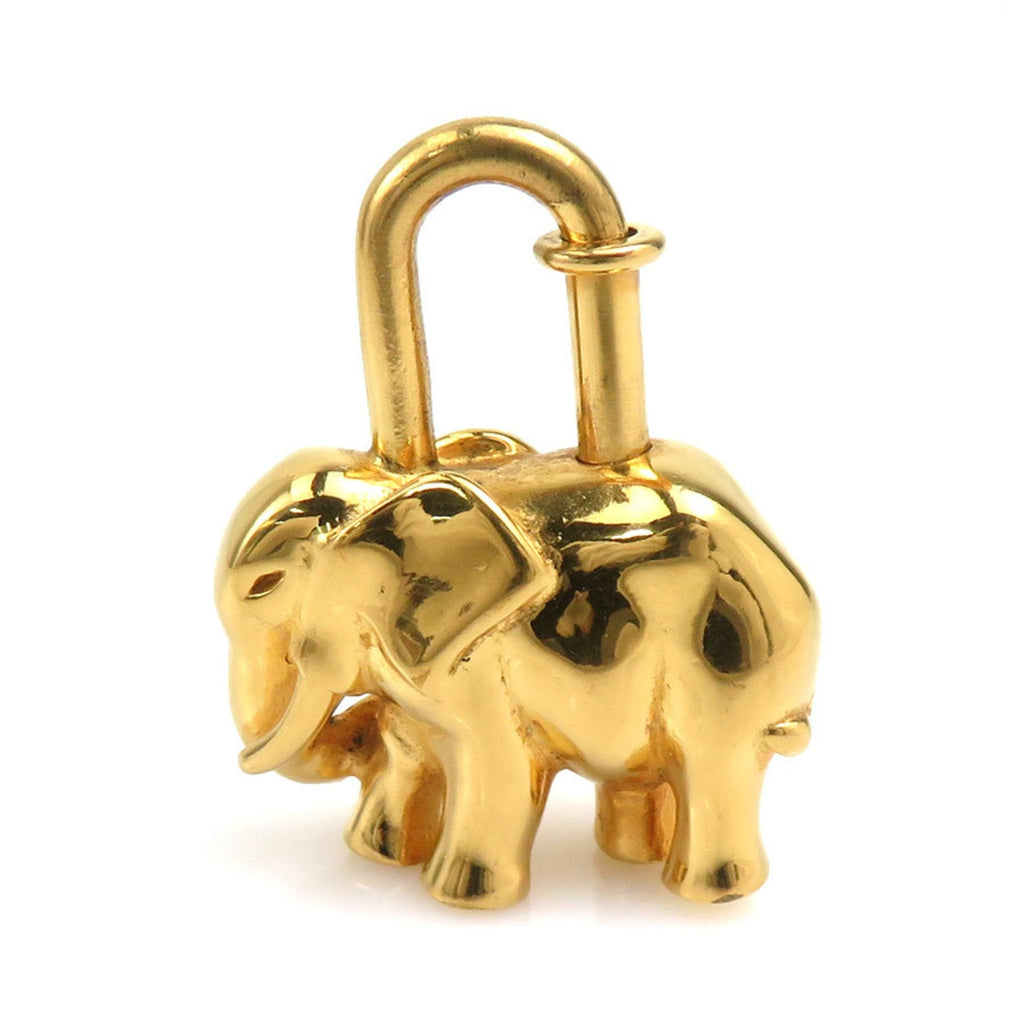 Cadena Elephant Charm Metal Gold Handbag Charm