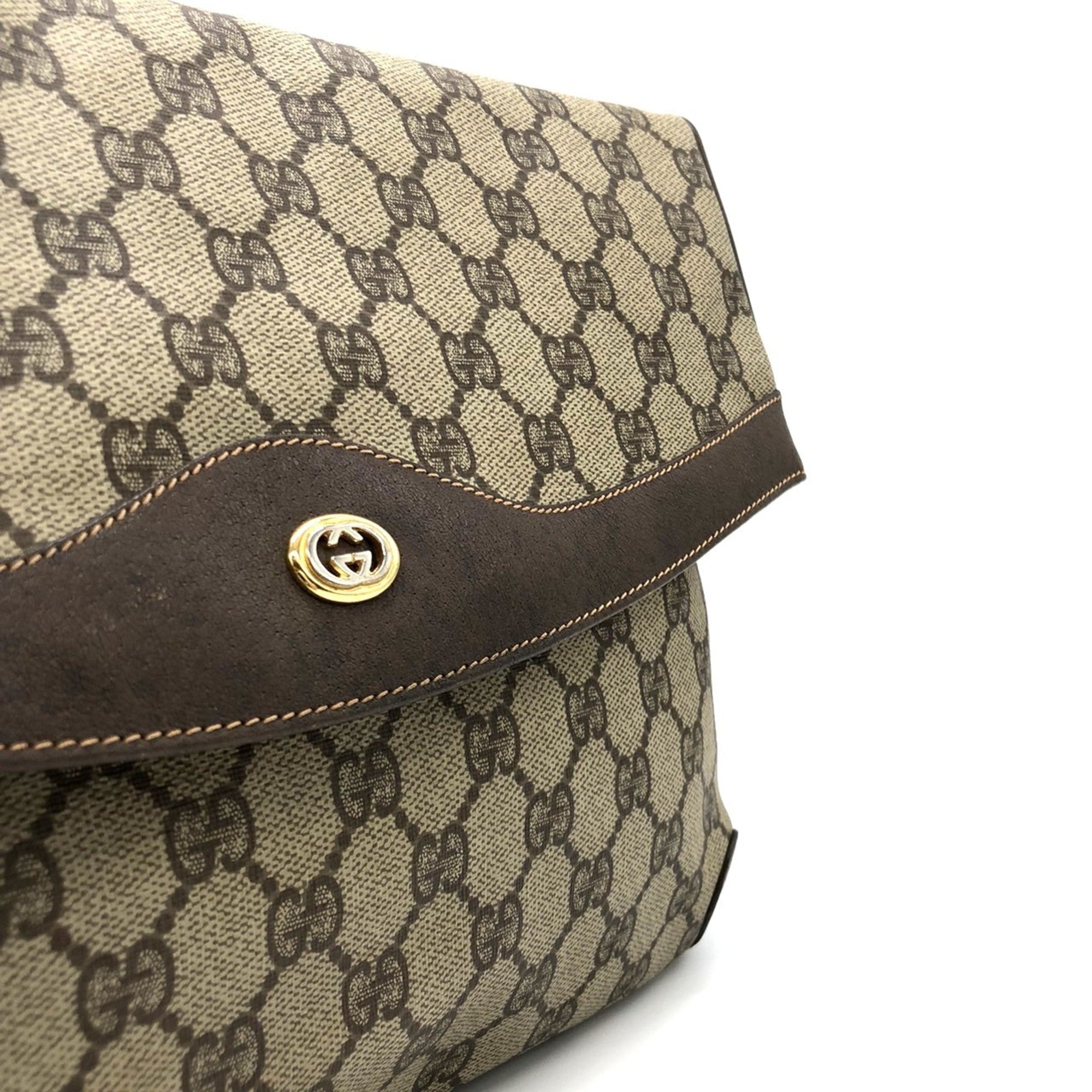 Diaper Bag GG Coated Canvas