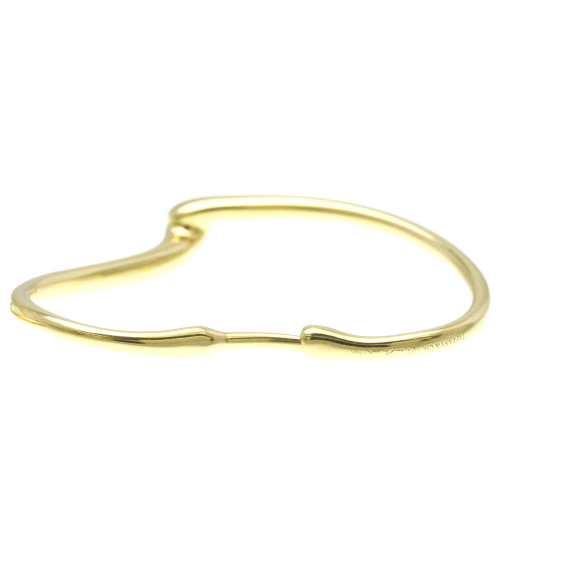 Open Heart Earrings 18K Yellow Gold 36mm 18K Yellow Gold