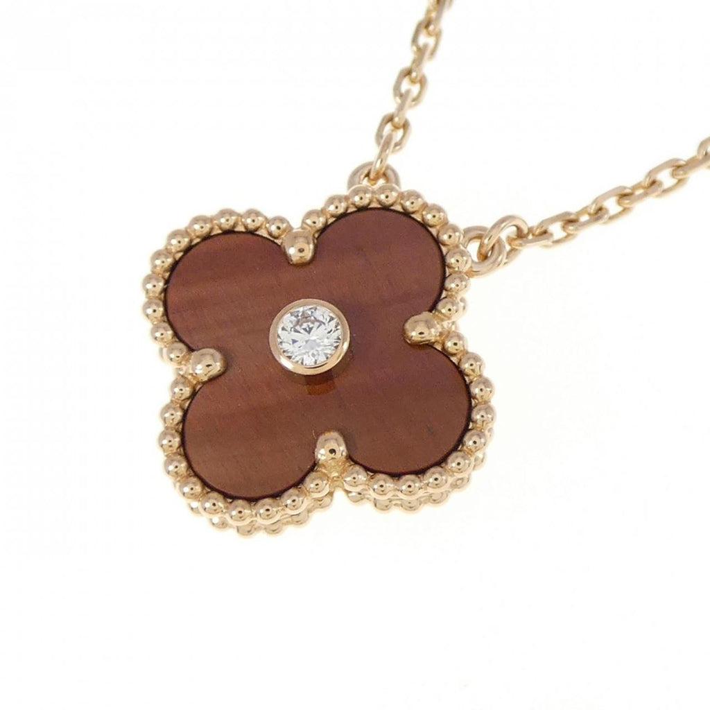 Vintage Alhambra Pendant Necklace 18K Rose Gold